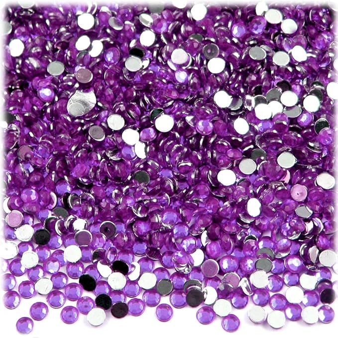 The Crafts Outlet 1,440pc Rhinestones Round 3mm (10ss) Flatback Golden Yellow