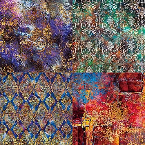 6x6 Mixture Passion Scrapbook Paper Pad, 24 Sheets, Single-Sided, Medieval Painting Patterns, Cardstock Paper for Scrapbooking, Cardmaking, DIY Projects