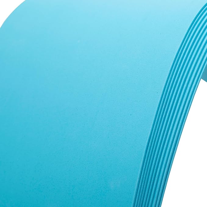 10 Pack Foam Sheets Craft 8 x 12 inch, Eva Color Foam Paper for Art Crafts Projects, Classrooms Scrapbook Gift DIY Cutters Card Party Decoration (Blue)