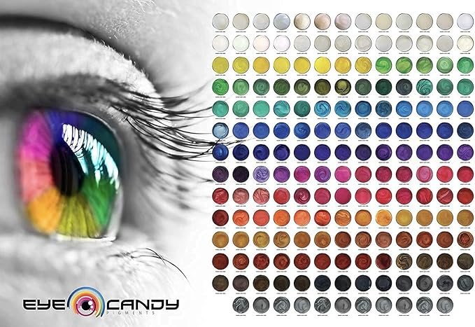Eye Candy Pigments Premium Brown Mica Powder - Kendo Brown (50gr) - for Epoxy, Resin, Soap, Paint, Woodworking, Acrylic Pouring, Bath Bombs, Fishing Lures - DIY Arts and Crafts Additive