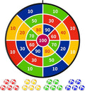 TEMI 29" Large Dart Board for Kids, Boys Toys Dartboards with 20 Balls, Indoor and Outdoor Sport Fun Party Play Game Toys, Birthday Gifts for Boys Girls 3 4 5 6 7 8 9 10 11 12 Years Old