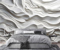 AFZEVEB-3D Stereo Relief Lines Living Room Background Wallpaper Mural 114"x74"(Not Peel and Stick)