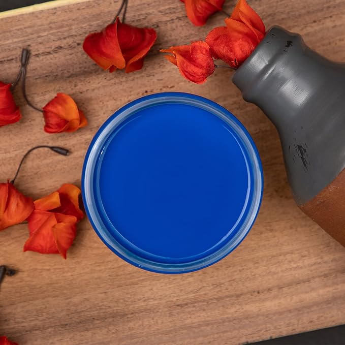 Dixie Belle Paint Company Chalk Finish Furniture Paint - Cobalt Blue (32oz) - Matte Vibrant Blue Chic Chalk Mineral DIY Furniture Paint