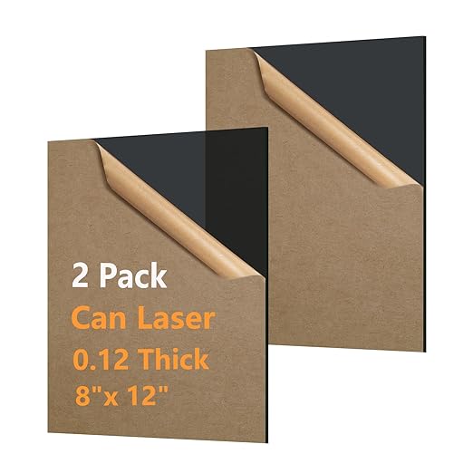 8×12In Clear Black Acrylic Sheet for Laser Cutting 3mm Thick Hard Laser Acrylic Sheet Black Pastic Sheet for Home Decor Sign,DIY Materials for Photo Frame