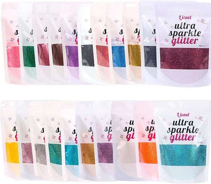 Fine Glitter for Nail Art, 100g/3.5oz Extra Fine Glitter Powder Packs for Epoxy Resin Art, Craft Glitter for Tumblers Candle Slime Making, Festival Body Face Eyeshadow Nail Glitter (Wine)