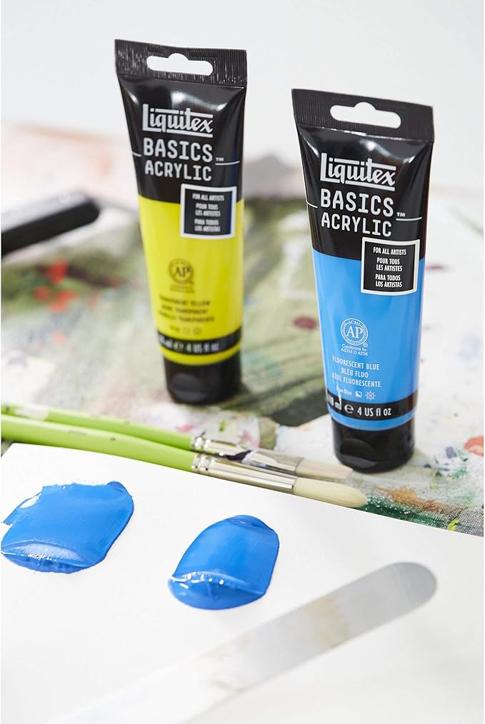 Liquitex BASICS Acrylic Paint, 118ml (4-oz) Tube, Prussian Blue