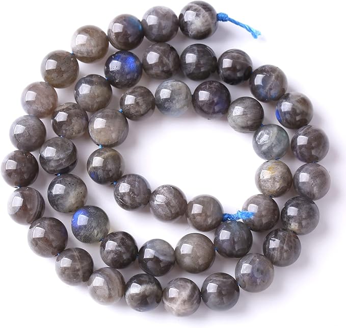 6mm 60pcs AAA Natural Labradorite Gemstone Beads for Jewelry Making Crystal Energy Stone Healing Power DIY Bracelet Necklace 15"