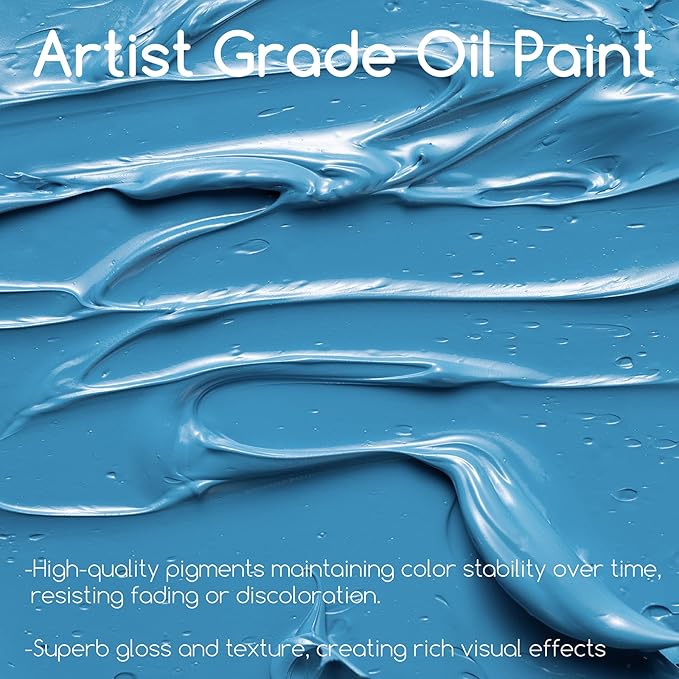 MEEDEN Artist Grade Oil Paint: Sweet Mint - 170ml/5.7oz Tube - Professional Art Paints for Canvas Painting