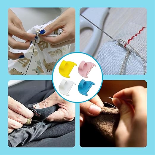 2mm-6mm Seam Guide for Hand Sewing Edge Lockranding Tool 5 PCS Set for Leather/Fabric/Craft Sew, Grey
