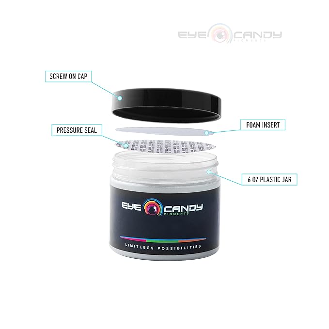 Eye Candy Pigments Premium Ghost Mica Powder - Galactic Ghost Green (50gr) - for Epoxy, Resin, Soap, Paint, Woodworking, Acrylic Pouring, Bath Bombs, Fishing Lures - DIY Arts and Crafts Additive
