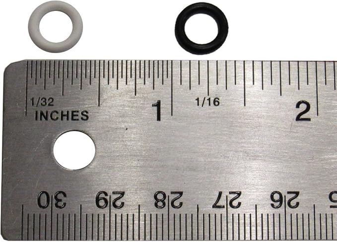 (100 Pack) Soft Stitch Ring Markers, Black & White (Small Size for Needle Sizes 0-8, for Knitting/Crochet/etc)