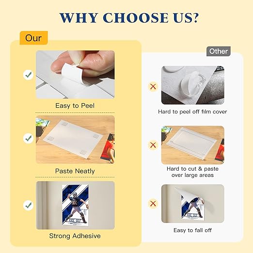 0.79" Double Sided Adhesive Dots, 75pcs Clear Mounting Putty No Residue, Easy to Peel Strong Sticky Tack for Wall Hanging, Crafts, Posters, Photos, DIY Projects