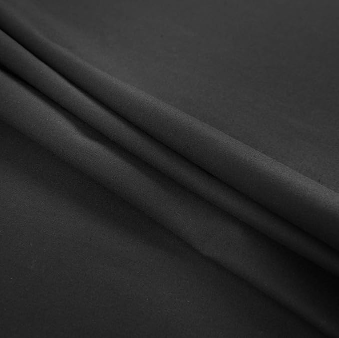 AK TRADING CO. Muslin Fabric/Textile - Draping Fabric - Black 2 Yards Medium Weight - 100% Cotton (60in. Wide)