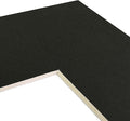 Craig Frames B404 Pre-Cut Mat Board for 11x17 Print, 16x22, Textured Black