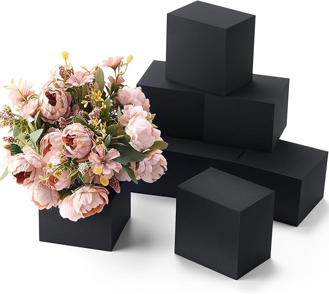 Lallisa 8 Pcs Reusable Floral Foam Blocks Water Weather Resistant Dry Floral Foam for Artificial Flower Arrangements Outdoor Flower Boxes Outside Hanging Planters Wedding Home Decor (4 x 4 x 3'')