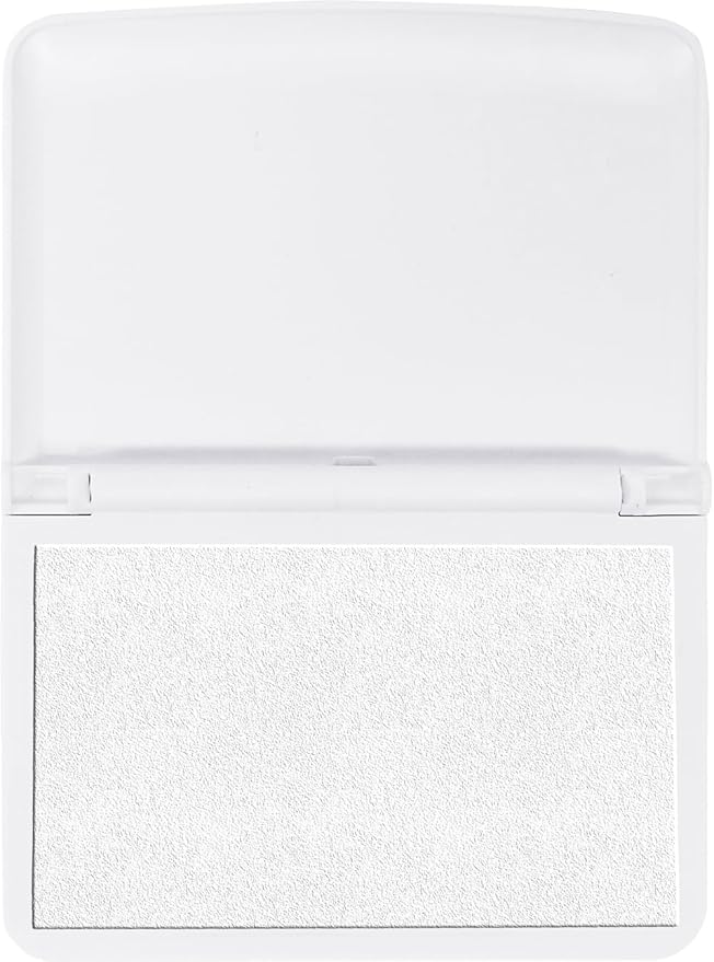 COLOP Make Series, Ink Stamp Pads, with Non-Toxic Premium Ink, Water-Based Acid-Free (Frozen White, Make 2-2-3/4" x 4-1/4")