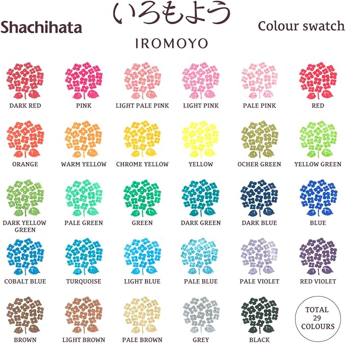 IROMOYO WARABE Stamp PAD, Small Traditional Japanese Ink Colour, Oil-Based Ink pad (Pale Blue)