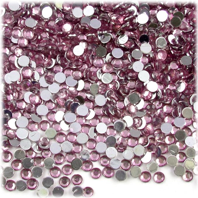 The Crafts Outlet 1,440pc Rhinestones Round 3mm (10ss) Flatback Golden Yellow