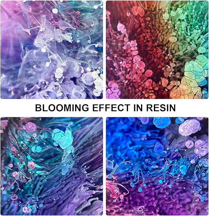 Alcohol Ink Set Epoxy Resin Dye- LET'S RESIN Vibrant Colors Alcohol Ink for Epoxy Resin, Concentrated Alcohol Based Resin Ink for Tumblers,Epoxy Resin Molds,Alcohol Inks Art (Each 0.35oz x 18 Bottle)