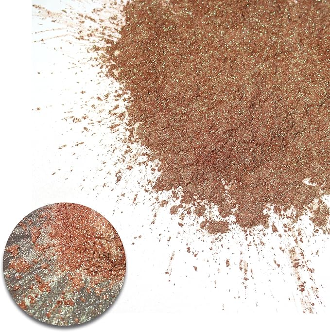 Ceya Highly Chameleon Mica Powder, 1.8oz/ 50g Fire Phoenix Chrome Powder, Cosmetic Grade Pearlescent Effect Color Shift Pigment for Epoxy Resin, Makeup, Nail Polish, Soap Dye, Candle Making, Slime