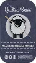 The Quilted Bear Needle Minder - Needle Minder Magnet for Keeping Sewing & Embroidery Needles, Cross Stitch Needles Safe - Stress Free Stitching Cross Stitch Supplies & Embroidery Supplies (Sheep)