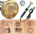 Custom Electric Branding Iron for Wood, Adjustable Temperature Wood Branding irons Personalized Wood Burning Letter Stamp for Leather Woodworking Tool, Handcraft & Wedding Gifts(2.5Inches)