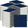 Yahenda 72 Pcs Spiral Notebook Bulk A5 Journal Lined 8.3'' x 5.5'' Writing Composition Paper Small Notepad Subject Notebook for Students Office Business Back to School Supplies (Deep Blue)