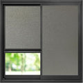 rabbitgoo Privacy Window Film, Static Cling Privacy Film for Glass Windows, Removable Grey Frosted Sun Light Blocking Coverings House Tint for Home Bathroom Garage, Taupe, 17.5 x 78.7 Inches