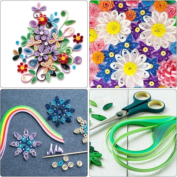 PATIKIL Quilling Strips Paper 600pcs 1.5mm 39cm Origami Paper Quilling Kits for Art DIY Hand Craft Christmas, Light Pink