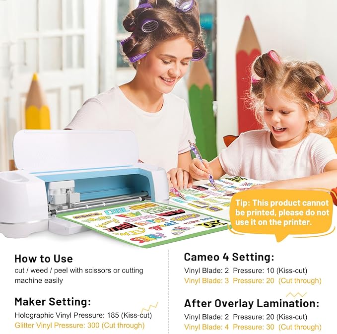 TECKWRAP Matte Laminating Sheets clear laminate sheets Sticker Paper for Inkjet Printer Clear Laminate Sheets for Printable Vinyl Sticker Paper, Photo Paper, Labels 8.26" x 11.69" A4 28 Sheets, Matte