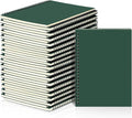 Yahenda 36 Pcs Spiral Notebook Bulk A5 Journal Lined 8.3'' x 5.5'' Writing Composition Paper Small Notepad Subject Notebook for Students Office Business Back to School Supplies (Deep Green)