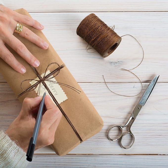 Syhood Floral Vine Bind Wire Rustic Wrapping Wire for Flower Bouquets(Brown)