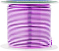 Mandala Crafts 16 Gauge Anodized Aluminum Craft Wire for Jewelry Making - 100 FT Colored Flexible Violet Wire - Bendable for Bonsai Armature Crafting Sculpting
