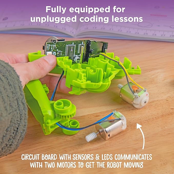 Thames & Kosmos My Robotic Pet: Coding Chameleon STEM Building & Experiment Kit | Color-Sensing Coding Robot for Boys & Girls Ages 8+, Screen-Free Educational Fun, Robotic Reptile with 3 Play Modes