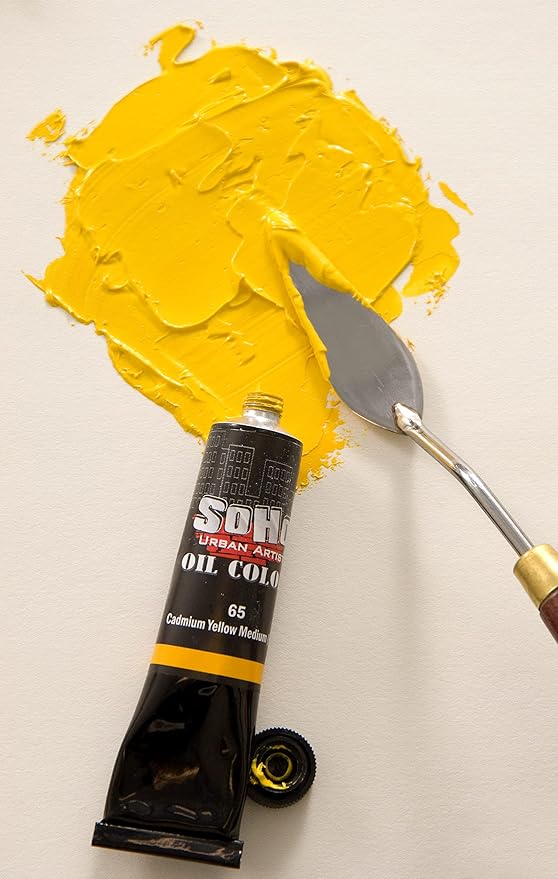 Soho Urban Artist Oil Paint - Raw Umber, 50 ml Tube - Best Valued Oil Colors for Painting, Excellent Pigment Load