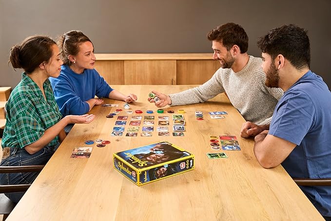 Asmodee Splendor Board Game - Master The Art of Wealth and Prestige! - Engaging Gem Mining Strategy Game for Kids & Adults, Ages 10+, 2-4 Players, 30 Min Playtime