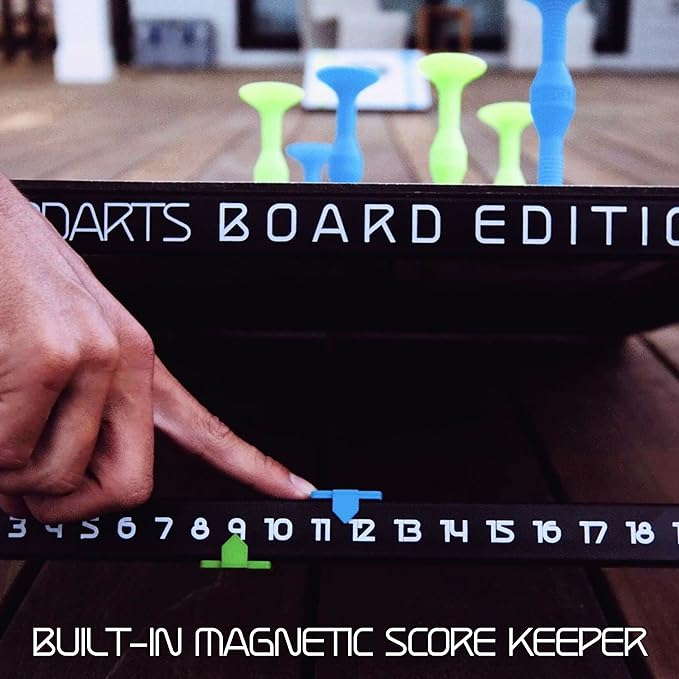 POPDARTS Board Edition (1 Board) - Fun Backyard, Indoor or Outdoor Toss Game - Requires Skill - Easy Set Up & Fun to Play!