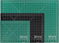 Breman Precision Self Healing Cutting Mat 9x12, 12x18, 18x24 Inch - 3-Pack Rotary Mats for Crafts - 2 Sided 5 Ply PVC Self Healing - Fabric Cutting Mat for Sewing