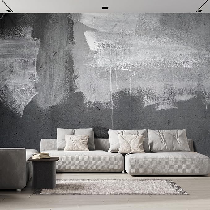 wall26 Wall Sticker/Wall Mural Metal Background, Not Peel and Stick, Non-Woven Wallpaper Decorative for Bedroom, Living Room, Office - 120x120 inches