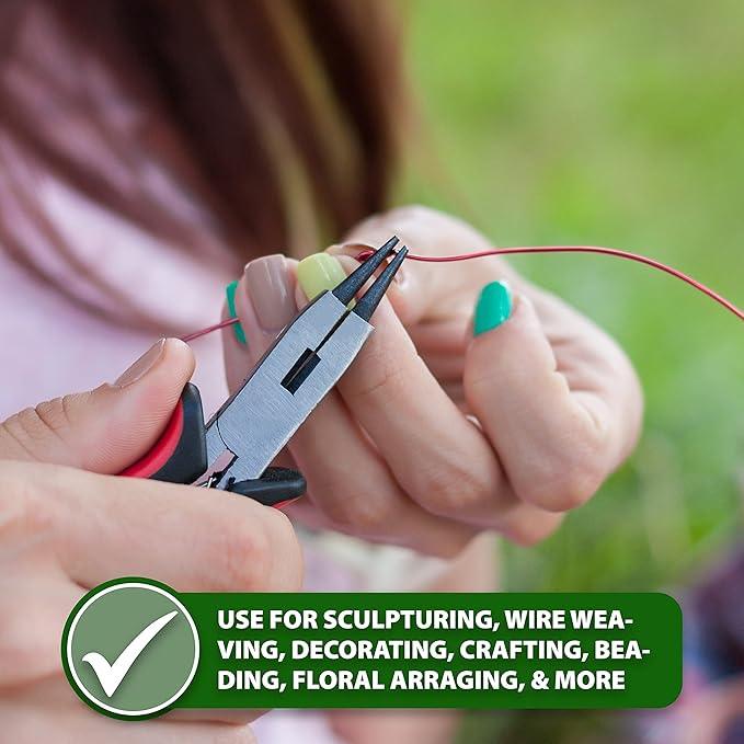 Mandala Crafts 8 Gauge Anodized Aluminum Craft Wire for Jewelry Making - 32 FT Colored Flexible Gold Wire - Bendable for Bonsai Armature Crafting Sculpting