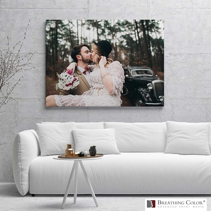 Premium Lyve Matte Canvas Paper Perfect For Use on Professional Makes and Models of Epson, Canon and HP printers preferred by Professionals. 19 mil textured Canvas offered in a 17 inch by 40 ft roll