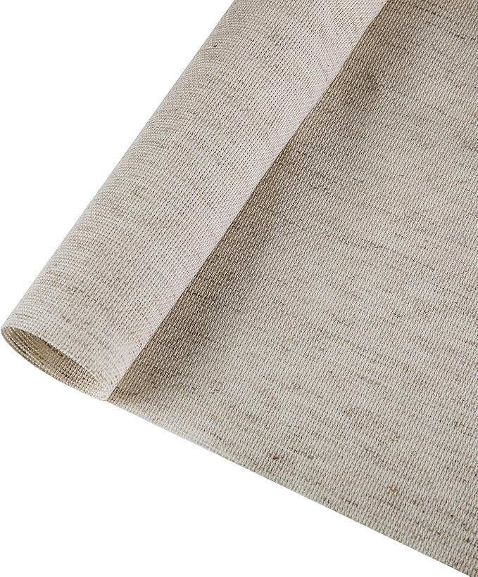 Aida Cloth Big Size 18 Count, Light Oatmeal Cross Stitch Fabric, 59 inch by 36 inch (59 inch by 1 Yard)