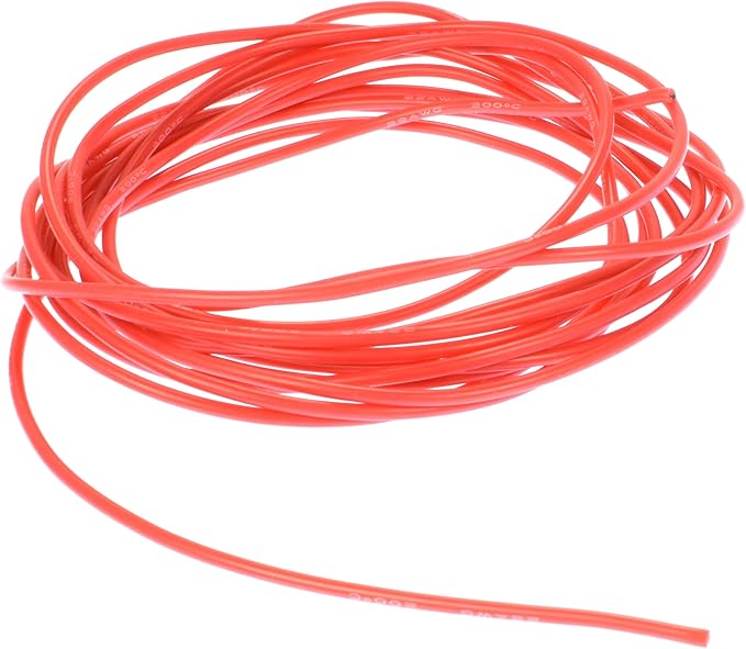 Apex RC Products 10' Red 22 Gauge Super Flexible High Strand Battery/Motor Silicone Insulated Copper Wire #1190