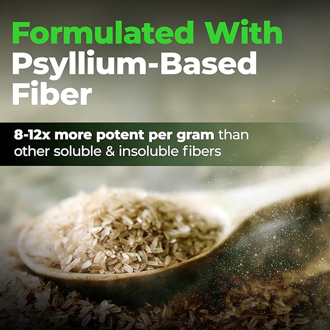 Species Nutrition Fiberlyze Fiber Supplement, Psyllium Based Soluble & Insoluble Fiber Powder for Healthy Colon, Digestive Functions (Fruit Punch, 30 Servings)