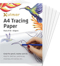 Xulmar Tracing Paper 8.5x11 inch 63 GSM - Pack of 50 Sheets Tracing Paper for Sewing Patterns, Drawing Overlays & Sketching on Art Paper & Sketch Book