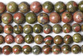 45pcs 8mm Natural Unakite Gemstone Beads Round Loose Beads for Jewelry Making DIY Bracelet Necklace