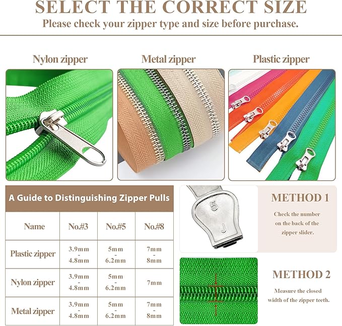 Vintrex 150 Pcs Zipper Repair Kit with Replacement Sliders, Metal Zipper Pull Replacement Kit with Install Plier for Jackets, Coats, Tents, Backpacks, Sleeping Bags, and Luggage