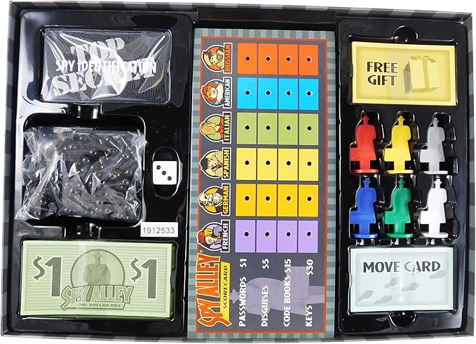 Spy Alley - Mensa Award-Winning Family Board Game - Trusted for 30+ Years - High Replayability & Fun for All Ages