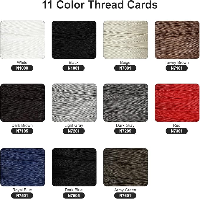 Extra Strong Bonded Nylon Thread #69 Tex70 – 16 OZ, 6000yds, Versatile Stitching Solution for Leather, Upholstery, Canvas Repair and More (Royal Blue)