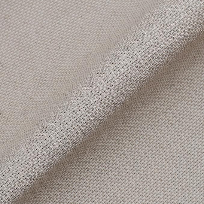 Aida Cloth 14 Count Cross Stitch Fabric,19×28inch (14CT,Oatmeal)
